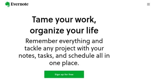 Evernote a best Website for Copywriters for tools 