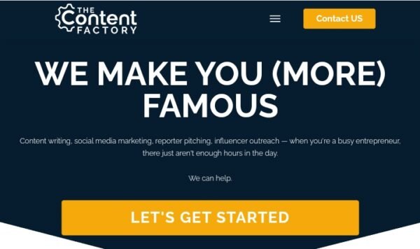The Content Factory a Best Website For Copywriters