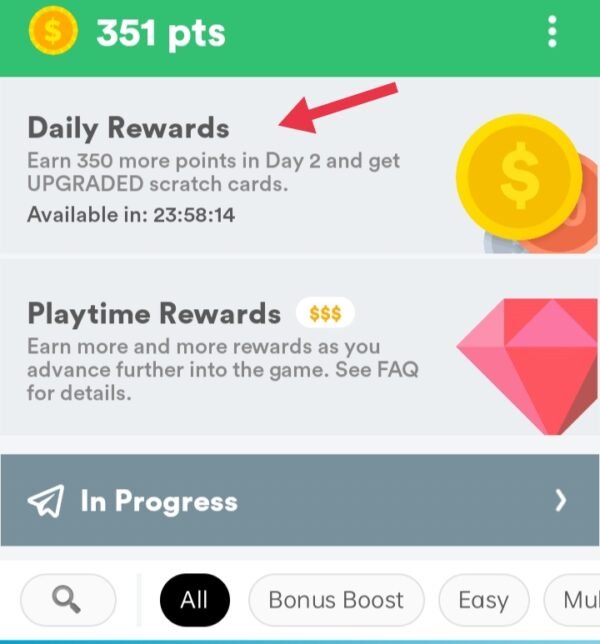 Daily Rewards on AppKarma